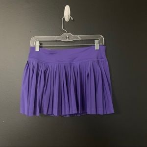 Lululemon purple yoga pleated tennis skirt 6